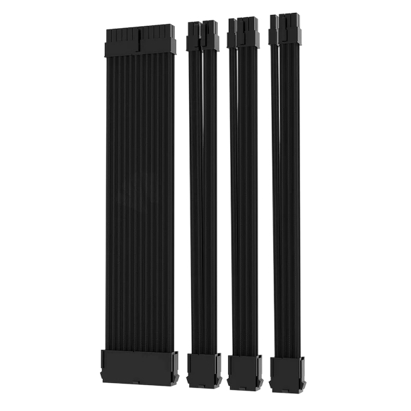 ASIAHORSE 4 KIT 18AWG PSU SLEEVED CABLE BLACK