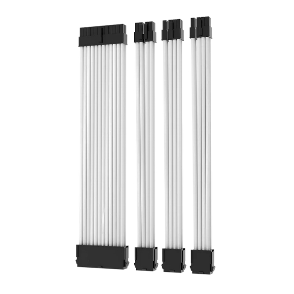 ASIAHORSE 4 KIT 18AWG PSU SLEEVED CABLE WHITE