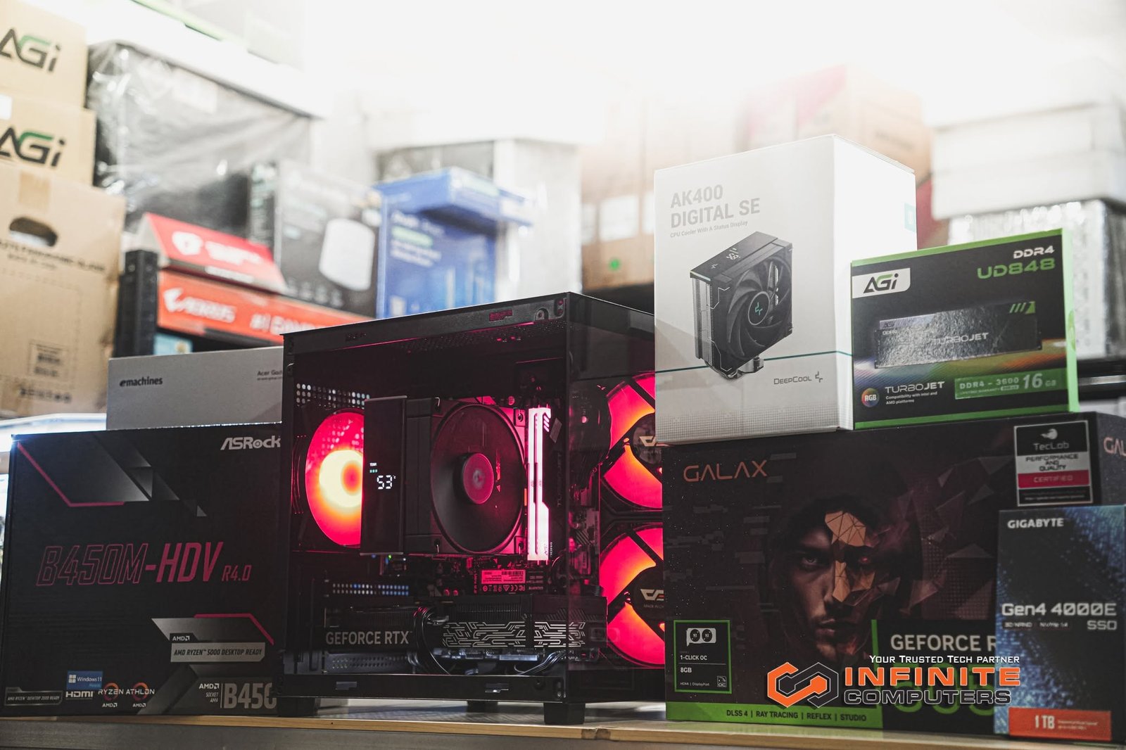 RYZEN 7 5700X + RTX 5060 8GB PC build thumbnail 1