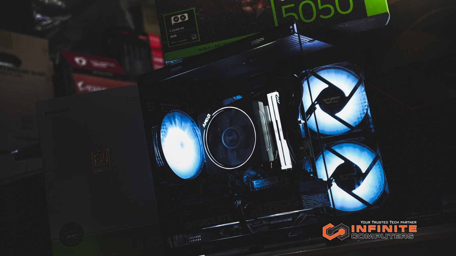 RYZEN 5 5500 + RTX 5050 8GB PC build thumbnail 5
