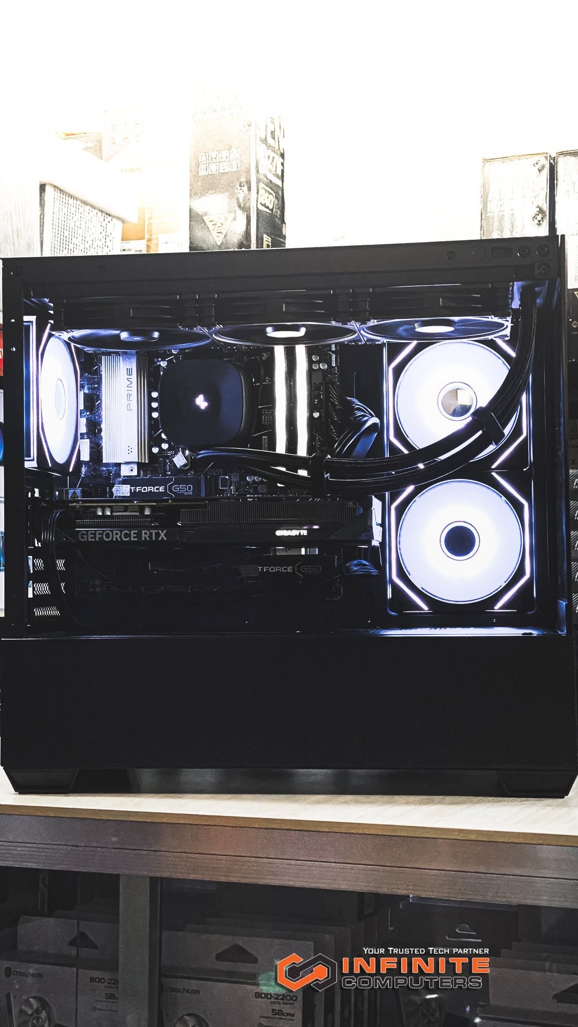 RYZEN 7 7700 + RTX 5060 8GB PC build thumbnail 5