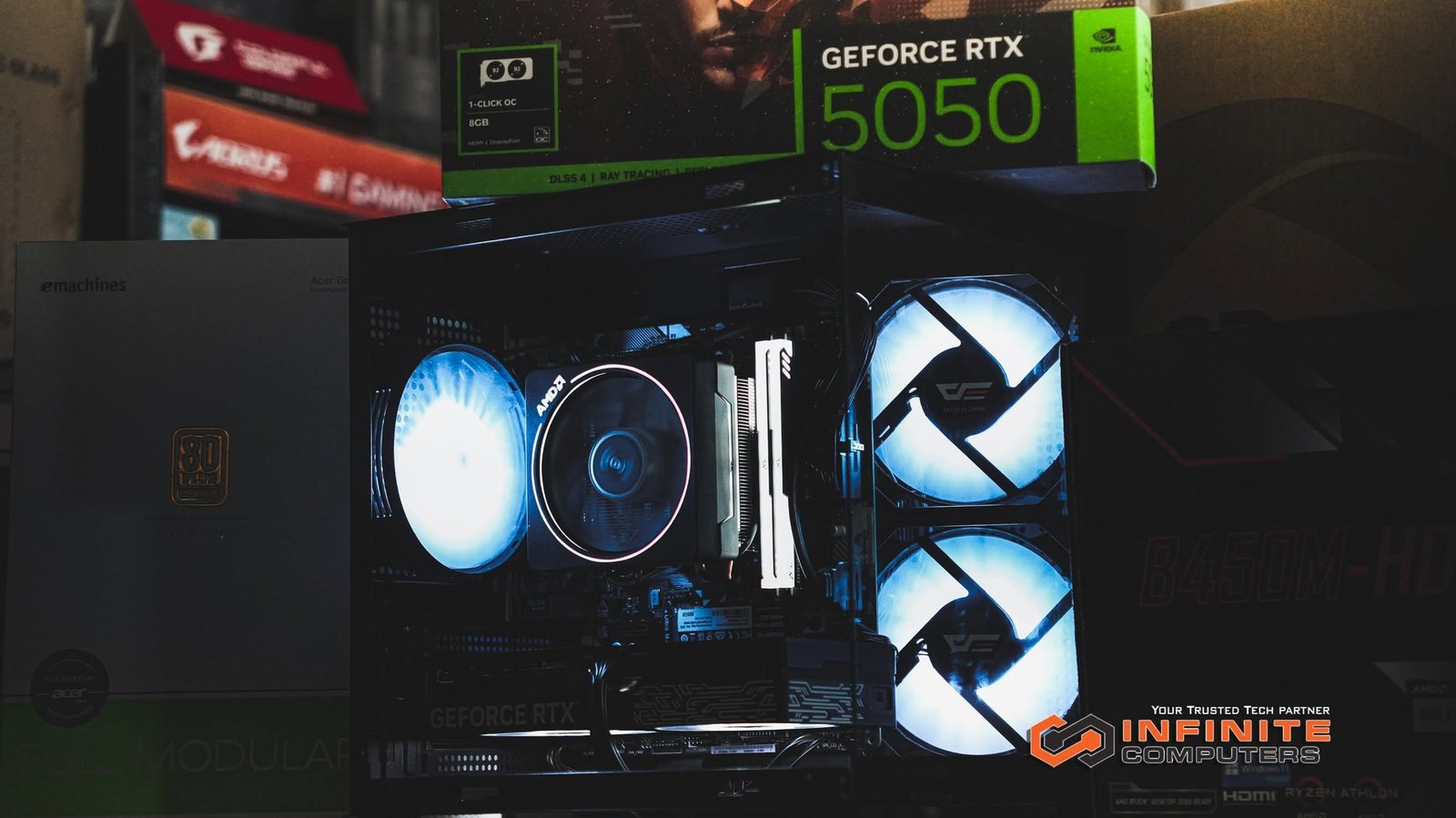 RYZEN 5 5500 + RTX 5050 8GB PC build thumbnail 4