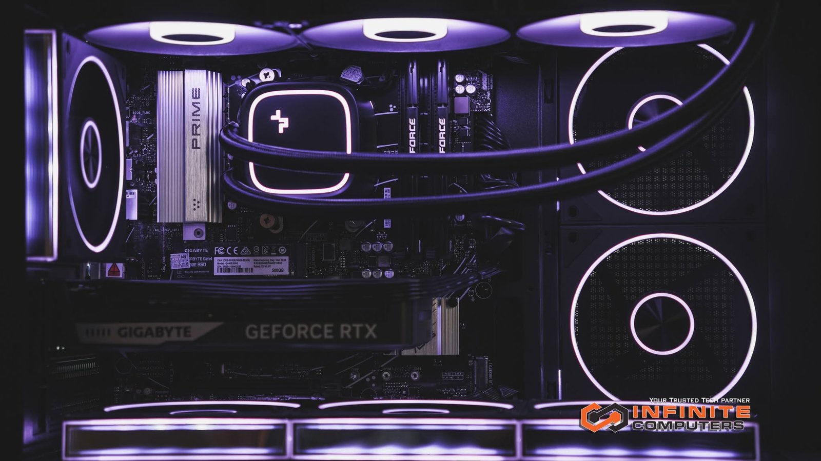 RYZEN 7 7700 + RTX 5060 8GB PC build thumbnail 1