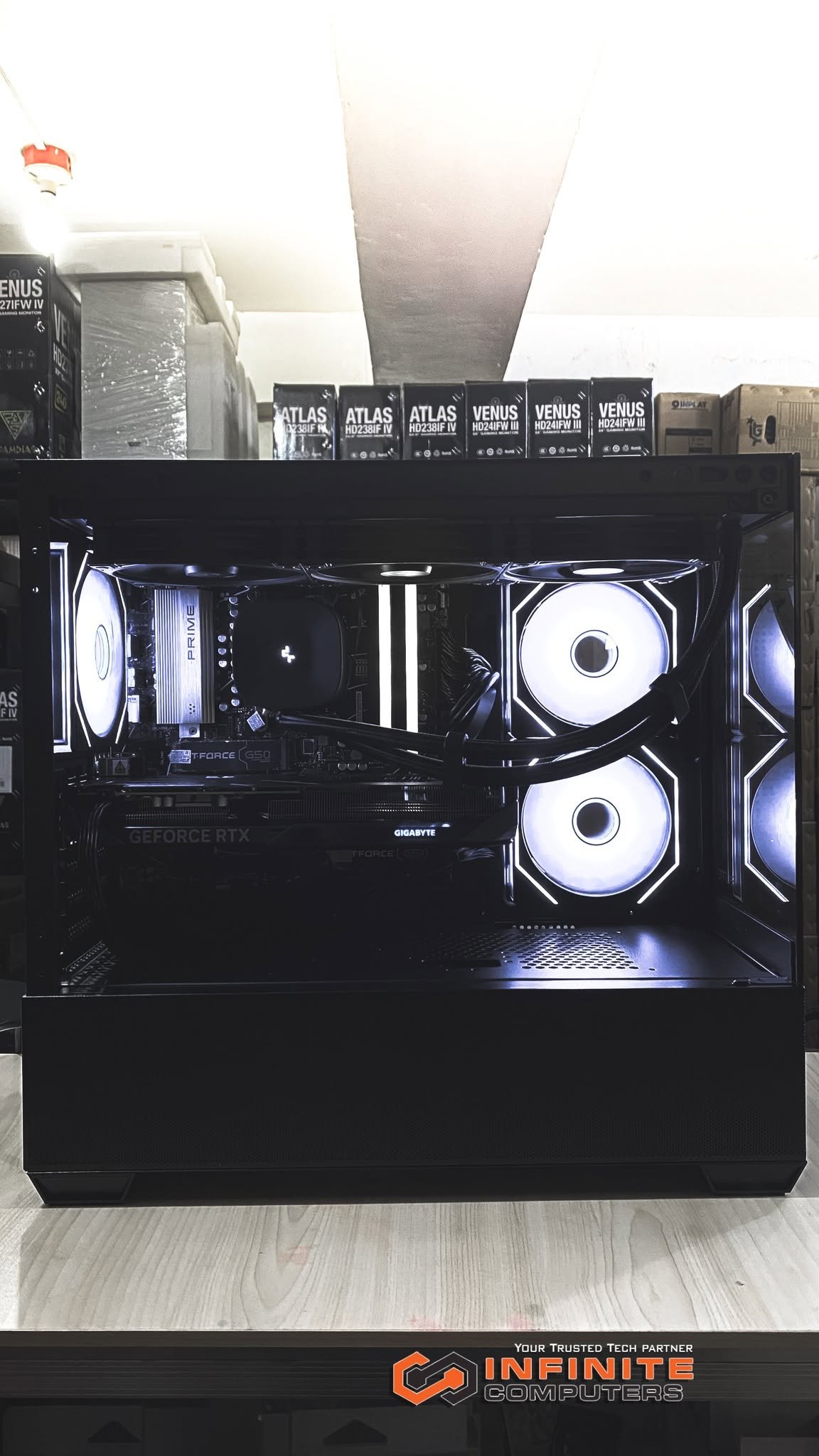 RYZEN 7 7700 + RTX 5060 8GB PC build thumbnail 1
